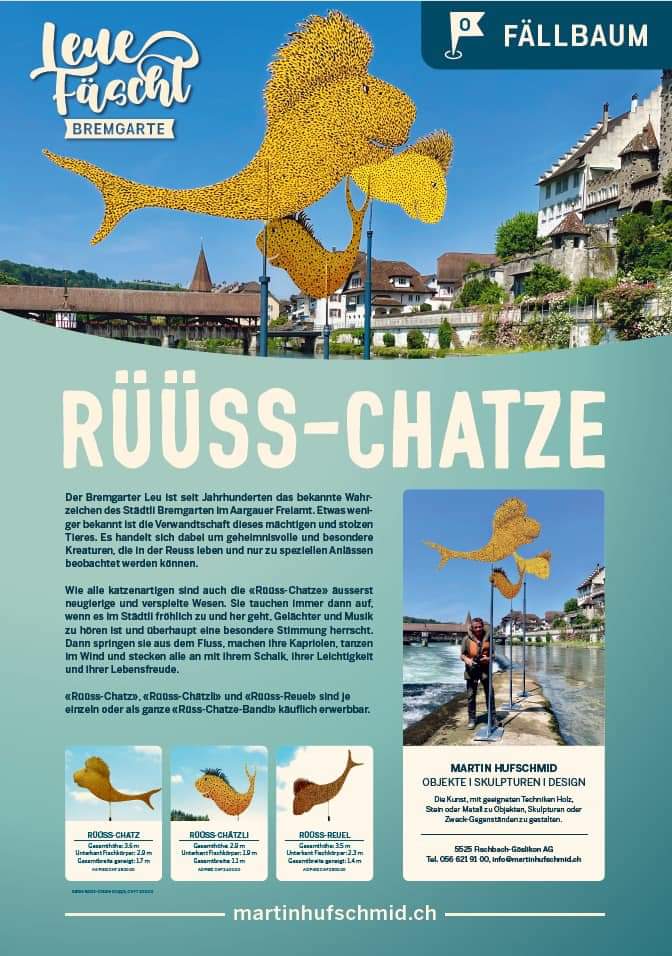 Flyer mit Bilder und Erklärungen der Rüüss-Chatze