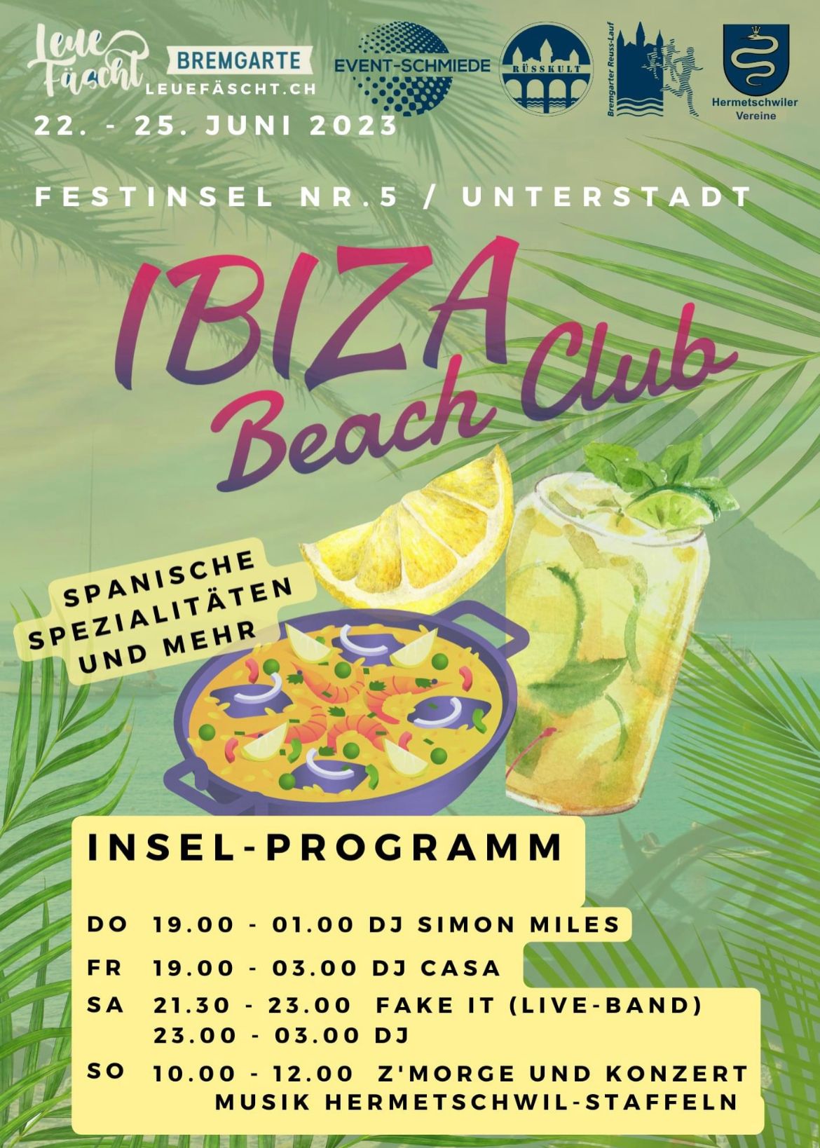 Ibiza Beach Club Programm